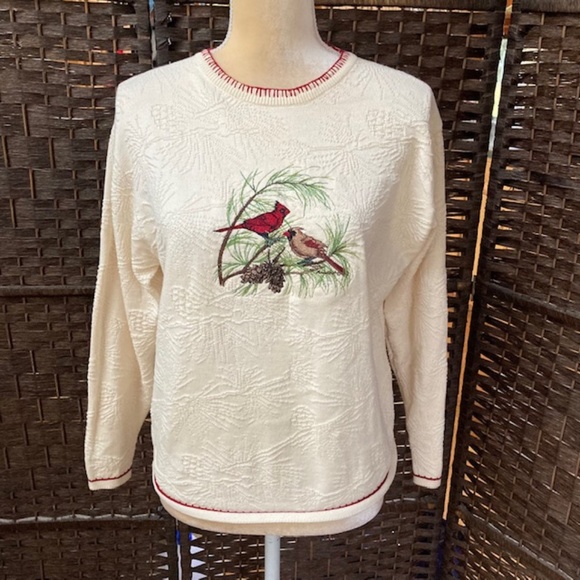 LE MODA cardinal sweater - Picture 2 of 4